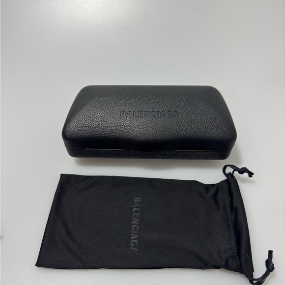 Balenciaga Mirrored Shield Sunglasses Blue Multi main image 6